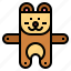 animal, bear, stuffed, teddy, toy 