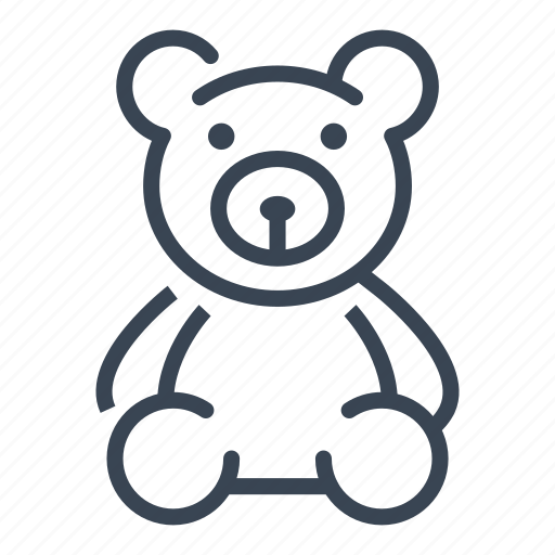 Teddy, bear, toy, baby icon - Download on Iconfinder