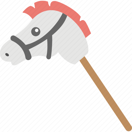 Cock horse, hobby horse, kids toy, stick horse, toy horse icon - Download on Iconfinder