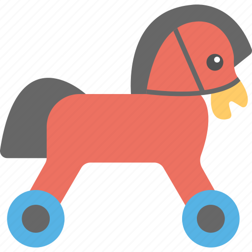Hobby horse, plush horse, toy, toy horse, wooden horse icon - Download on Iconfinder