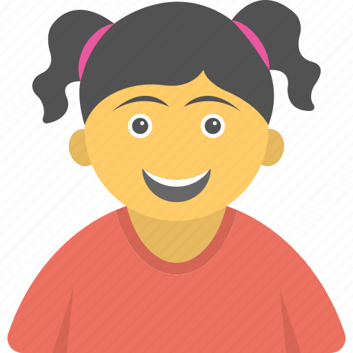 Cheerful kid, girl, happy child, smiling child, smiling girl icon - Download on Iconfinder