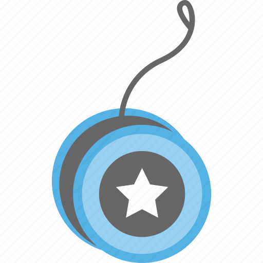 Accessory, blue yoyo, toy, yoyo, yoyo with string icon - Download on Iconfinder