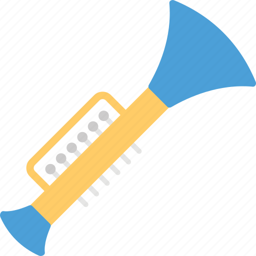 Flute, kids toy, music instrument, musical toy, trumpet icon - Download on Iconfinder