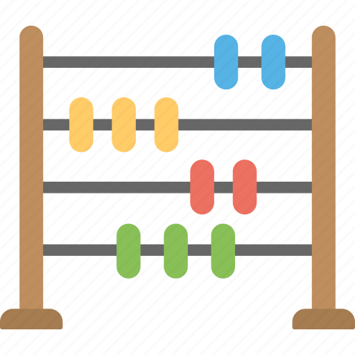 Abacus, colorful beads, counting toy, educational toy, learning toy icon - Download on Iconfinder
