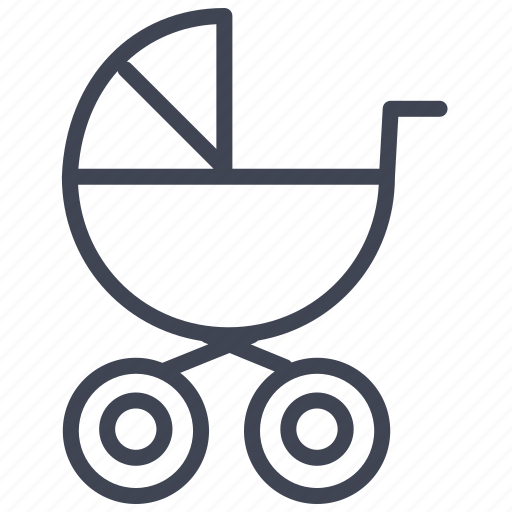 Stroller, baby, carriage, infant, kid icon - Download on Iconfinder