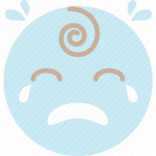 Baby, boy, crying, sad, tears, wailing icon - Download on Iconfinder