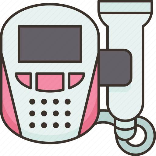 Fetal, heart, rate, monitor, pregnancy icon - Download on Iconfinder