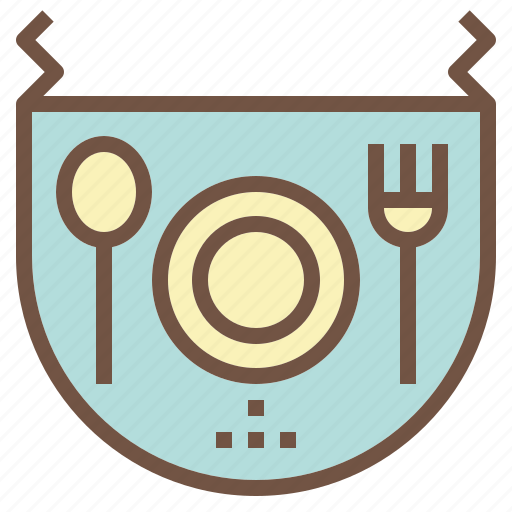 Apron, baby, clean, eat, meal icon - Download on Iconfinder