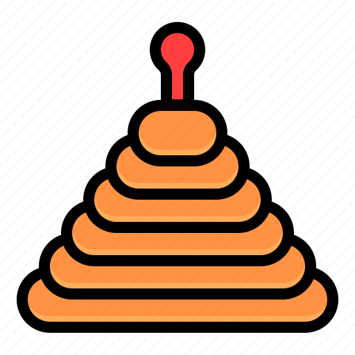 Baby, child, kid, little, pyramid, toy icon - Download on Iconfinder