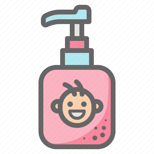 Lotion, shampoo, soap, bathing, baby icon - Download on Iconfinder