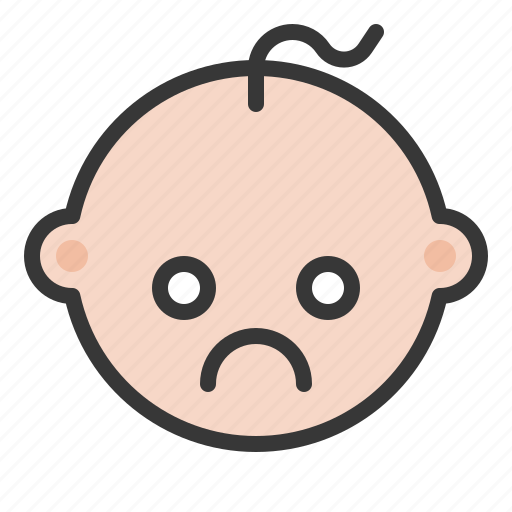 Angry, babe, baby, child, childhood, infant, disappointed icon - Download on Iconfinder
