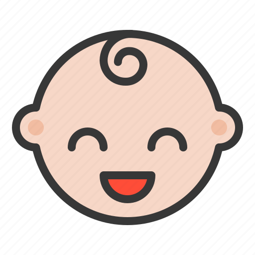 Babe, baby, child, childhood, infant, smile icon - Download on Iconfinder