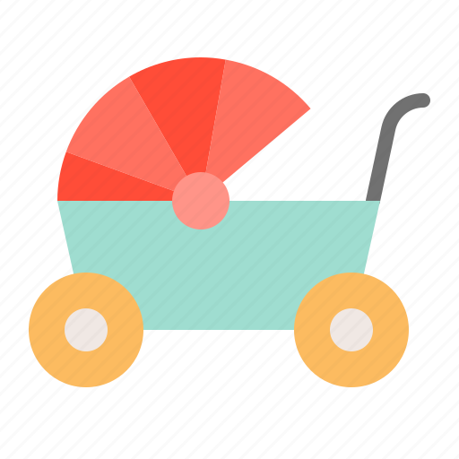 Babe, baby, baby wagon, child, childhood, infant icon - Download on Iconfinder
