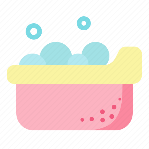 Bath, bathtub, baby, shower, bubble, infant icon - Download on Iconfinder