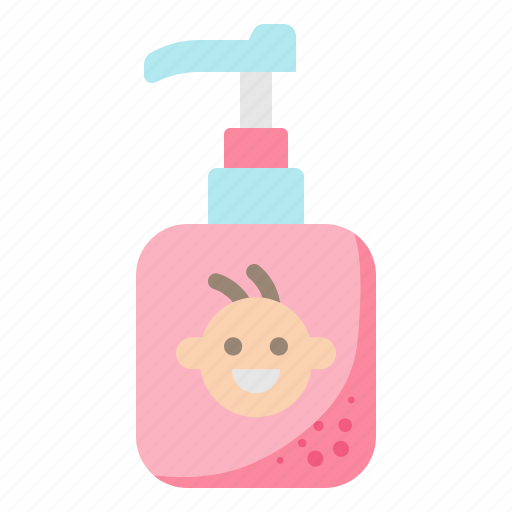 Lotion, shampoo, soap, bathing, baby icon - Download on Iconfinder