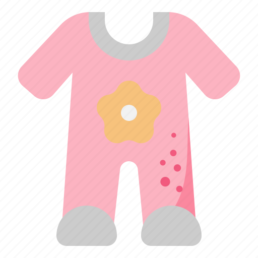 Onesie, cloths, baby, infant, fashion, girl icon - Download on Iconfinder