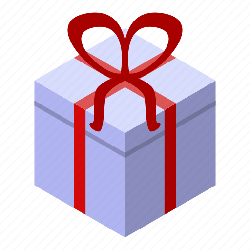 Baby, box, cartoon, christmas, flower, gift, isometric icon - Download on Iconfinder
