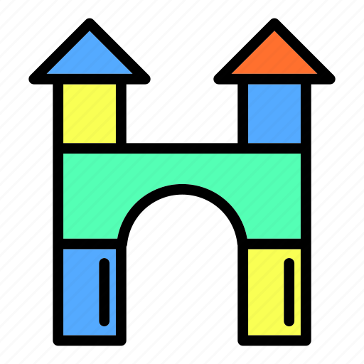 Baby, castle, toy icon - Download on Iconfinder