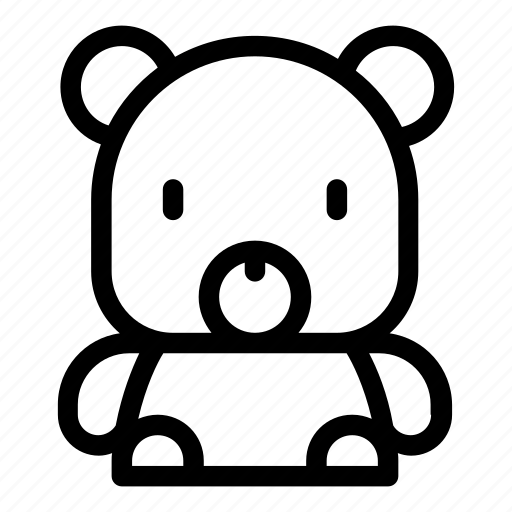 Bear, childhood, children, fluffy, kid and baby, puppet, teddy bear icon - Download on Iconfinder