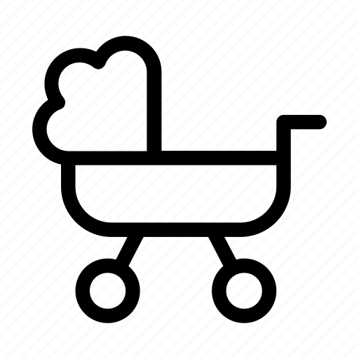 Baby carriage, buggy, kid and baby, pram, pushchair, stroller, transportation icon - Download on Iconfinder