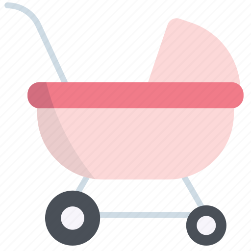 Stroller, baby, baby-stroller, newborn, infant, kid icon - Download on Iconfinder