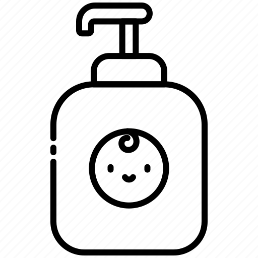 Shampoo, soap, bottle, baby, hygiene icon - Download on Iconfinder