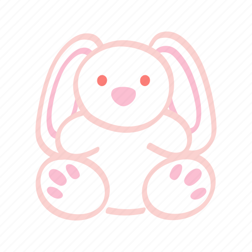 Rabbit, doll, toy, bunny, baby, doodle icon - Download on Iconfinder