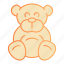 bear, teddy, toy, animal, ted, stuffed, art, plush, cute 
