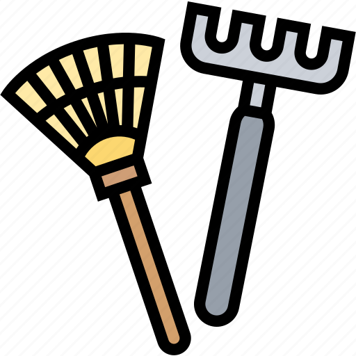 Rake, sweep, yard, farm, gardening icon - Download on Iconfinder