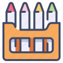 color pencil, colour, crayon, draw, pencil, school, stationery