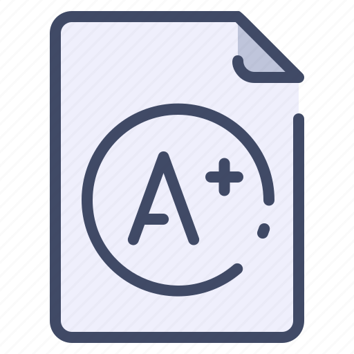 Essay, exam, excellent, paper, score, test icon - Download on Iconfinder