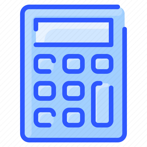 Accounting, calculation, calculator, math, office, stationery icon - Download on Iconfinder