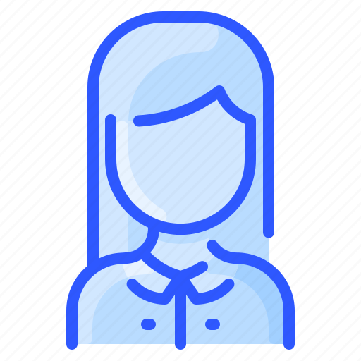 Blouse, education, learning, school, student, women icon - Download on Iconfinder