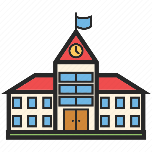 Back to school, education, school building, study icon - Download on Iconfinder
