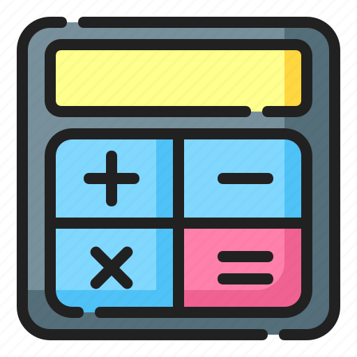 Accounting, calculate, calculator, education, finance, math, school icon - Download on Iconfinder