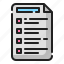 archive, checklist, document, file, list, menu, paper 