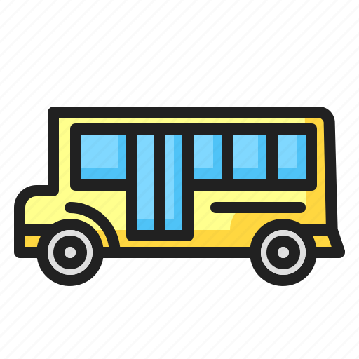 Bus, car, education, school, transport, transportation, travel icon - Download on Iconfinder