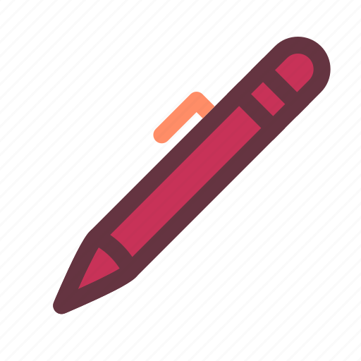Pen, pencil, write, draw, school, elementary, education icon - Download on Iconfinder