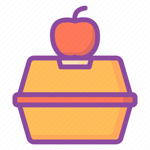 Lunch, box, break, food icon - Download on Iconfinder