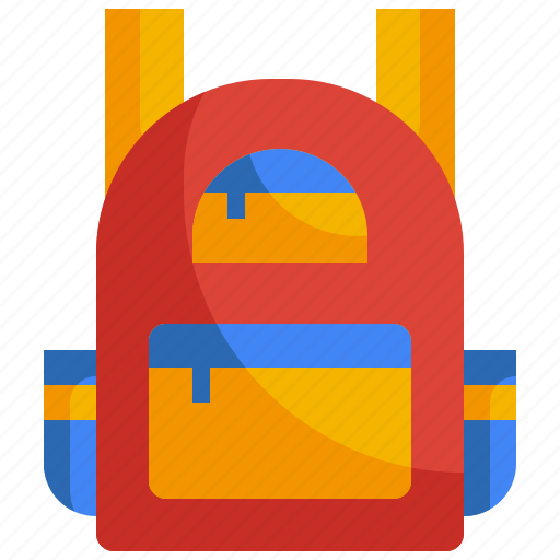 Bag, school, education, high, backpack, baggage icon - Download on Iconfinder