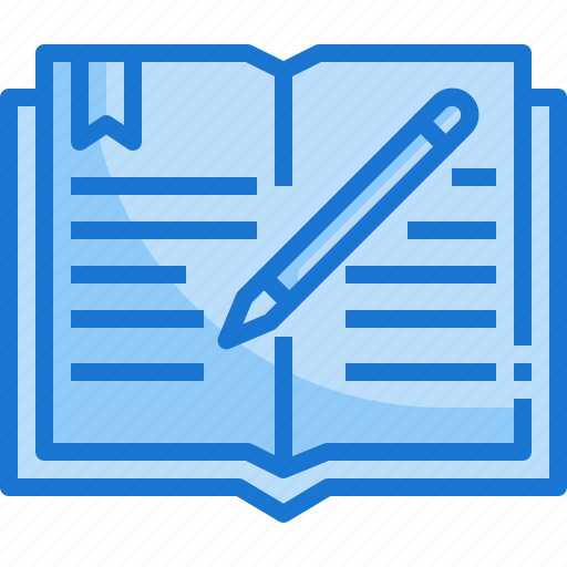 Homework, book, pencil, education, leaning, school, study icon - Download on Iconfinder