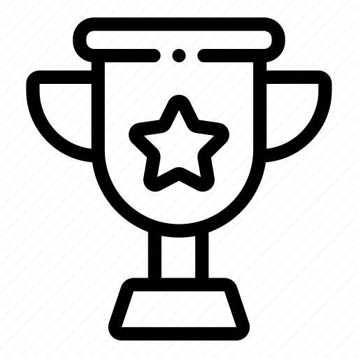 Trophy, star, school, award, achievement, winner, prize icon - Download on Iconfinder