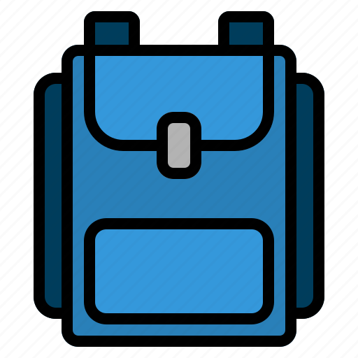 Backpack, bag, briefcase, education, school, student, suitcase icon - Download on Iconfinder