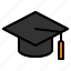 cap, degree, education, graduation, hat, knowledge, mortarboard 