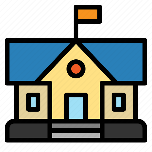 Building, college, construction, education, school, study, university icon - Download on Iconfinder