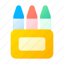 crayon, draw, pencil, color, stationary