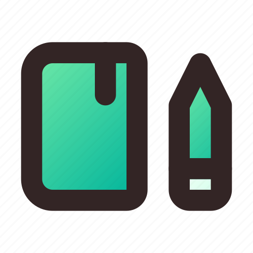 Notebook, pencil, study, draw, write icon - Download on Iconfinder