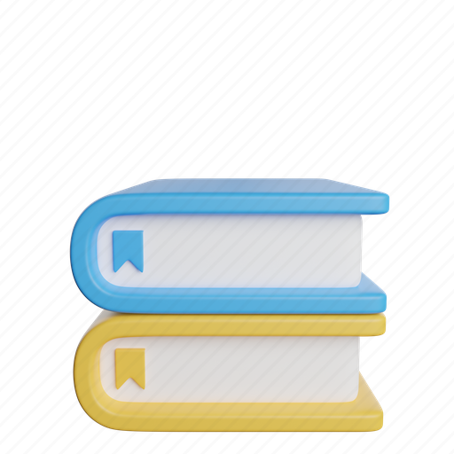 Books, front, read, school, book 3D illustration - Download on Iconfinder