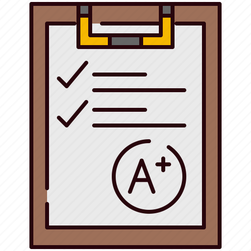Exam, list, checklist, clipboard, test icon - Download on Iconfinder