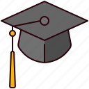 graduation, cap, education, school, university